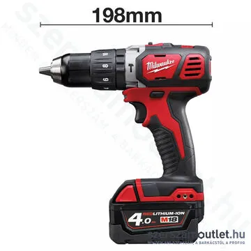 MILWAUKEE M18 BPD-402X Akkus ütvefúró-csavarozó HD kofferben (2x4,0Ah/18V) (4933446192)