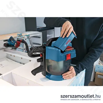 BOSCH GAS 18V-10 L Akkus porszívó görgőkkel (18V) (Akku és töltő nélkül!) (06019C6302)