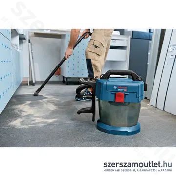 BOSCH GAS 18V-10 L Akkus porszívó görgőkkel (18V) (Akku és töltő nélkül!) (06019C6302)