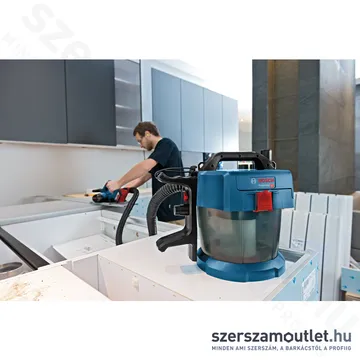 BOSCH GAS 18V-10 L Akkus porszívó görgőkkel (18V) (Akku és töltő nélkül!) (06019C6302)