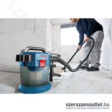 BOSCH GAS 18V-10 L Akkus porszívó görgőkkel (18V) (Akku és töltő nélkül!) (06019C6302)