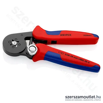 KNIPEX Érvéghüvelyfogó önbeállító barnított 180mm (97 53 04 SB)