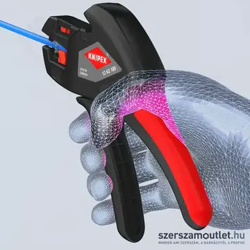 KNIPEX kábelcsupaszító fogó automatikus 180mm (12 62 180 SB)