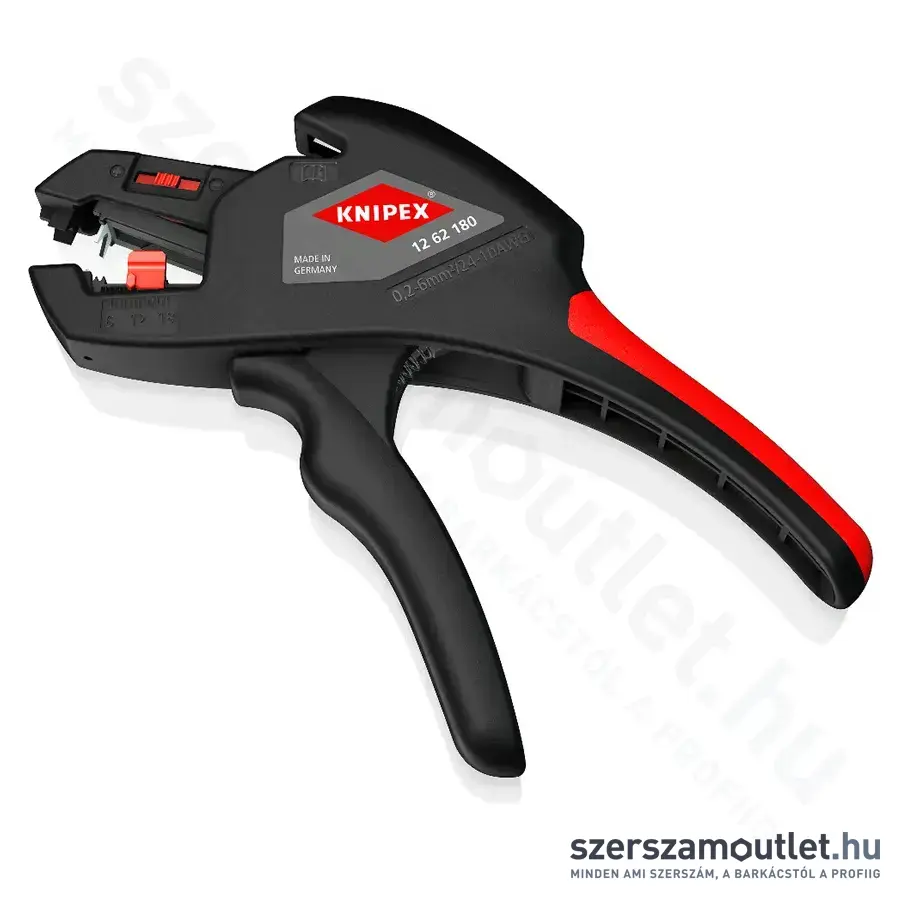 KNIPEX kábelcsupaszító fogó automatikus 180mm (12 62 180 SB)