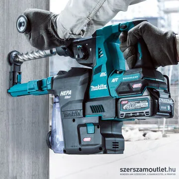 MAKITA HR001GM204 Akkus szénkefementes fúró-vésőkalapács SDS-Plus, MAKPAC kofferben (2x4,0Ah/40V)