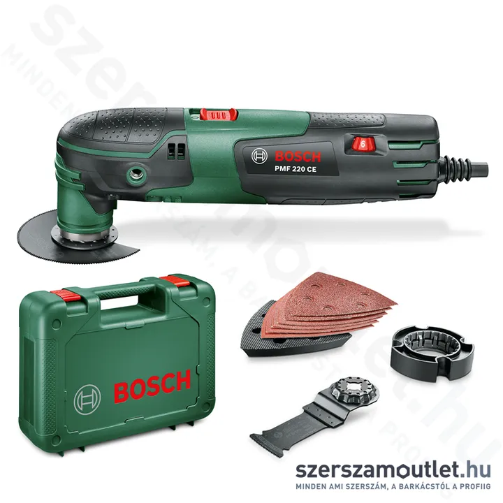 BOSCH PMF 220 CE Multifunkciós gép kofferben tartozékokkal 220W