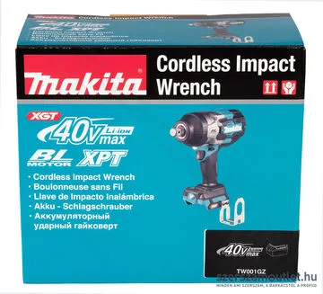MAKITA TW001GZ Akkus szénkefementes ütvecsavarozó (40V/1800Nm 3/4
