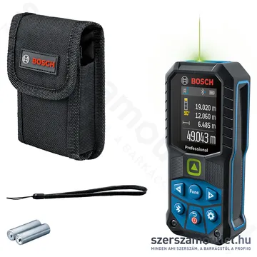 BOSCH GLM 50-27 CG Lézeres távolságmérő ZÖLD 50m (0601072U00)