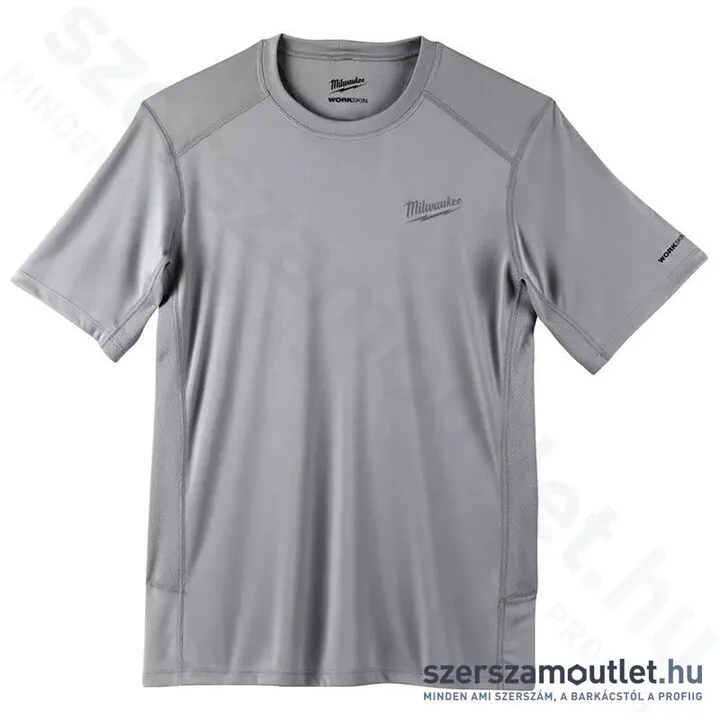 MILWAUKEE WWSSG-M WORKSKIN Technikai rövid ujjú póló, szürke (M)