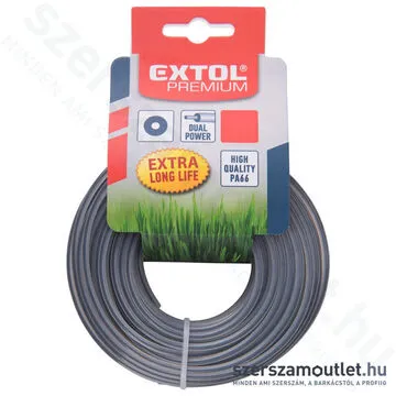 EXTOL Damil, kör keresztmetszetű 3,0mm/15m