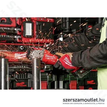 MILWAUKEE M18 FSAG125X-0X Akkus sarokcsiszoló HD kofferben (18V/125mm) (Akku és töltő nélkül!)