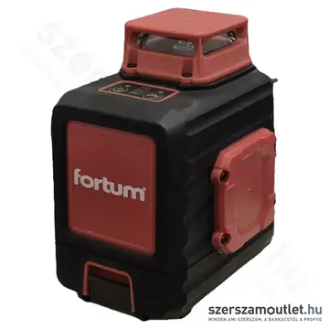 FORTUM Automatikus lézeres vízszintező, ZÖLD (1x360° +1 vertikális)