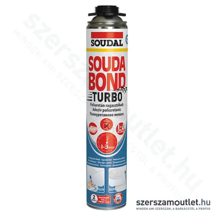 SOUDAL SOUDABOND TURBO ragasztóhab | 750ml (153084)