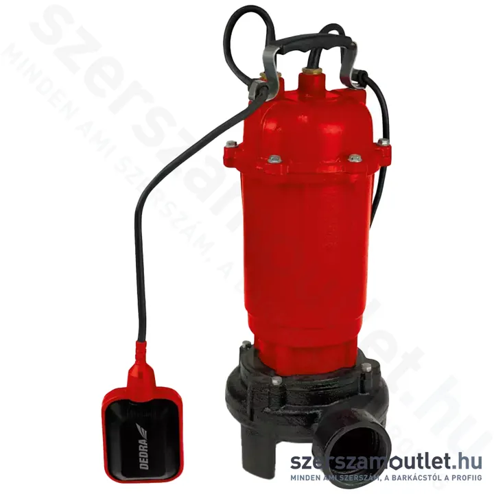 DEDRA Szennyvízszivattyú aprítóval (900W/20000l/h)
