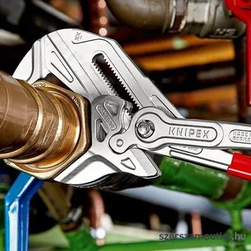 KNIPEX XL Párhuzamfogó, fogó és csavarkulcs egyben 400mm (86 03 400)
