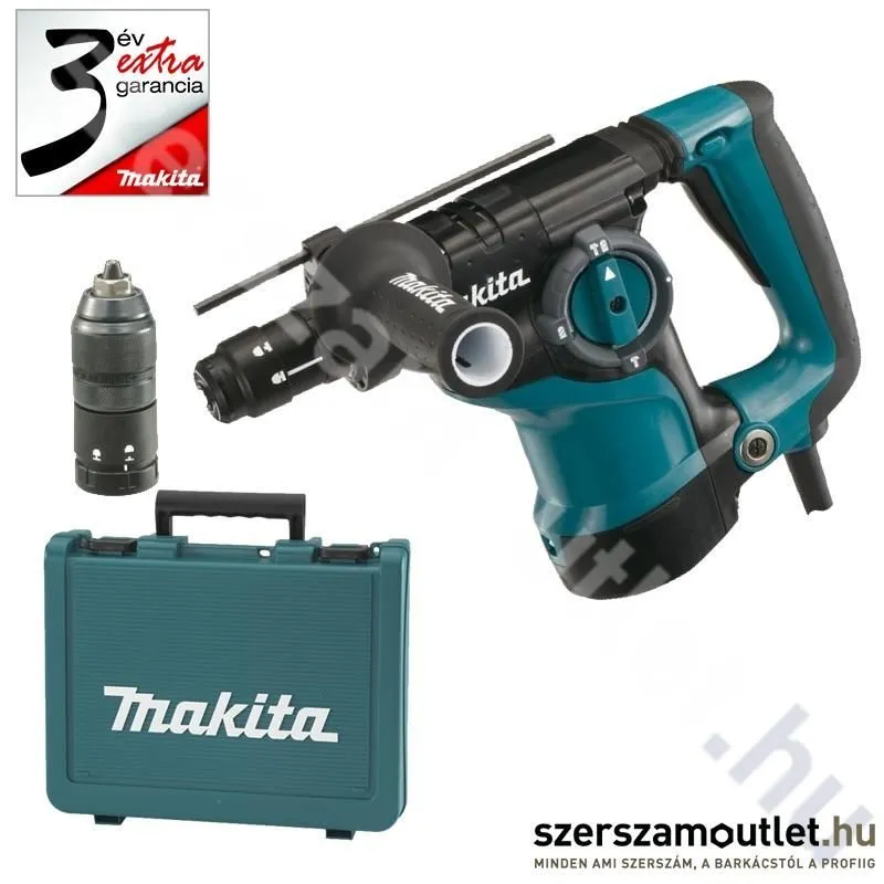 MAKITA HR2811FT Fúró-vésőkalapács kofferben (800W/2,9J)