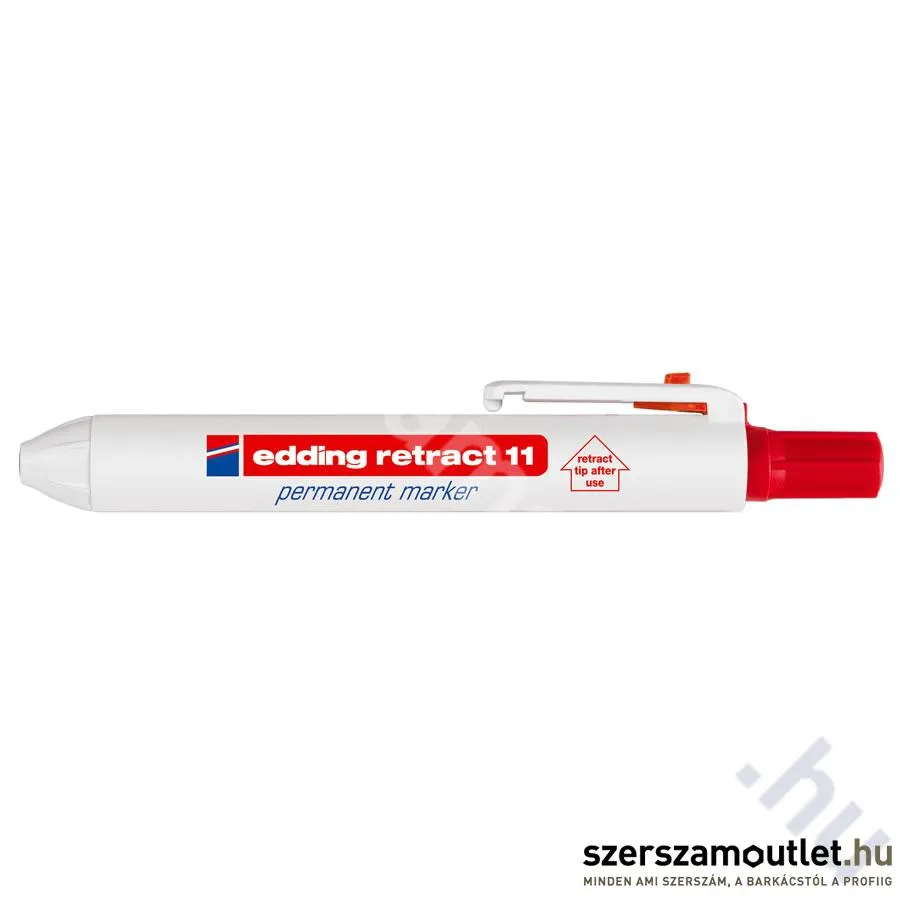 EDDING retract 11 permanent marker piros D10