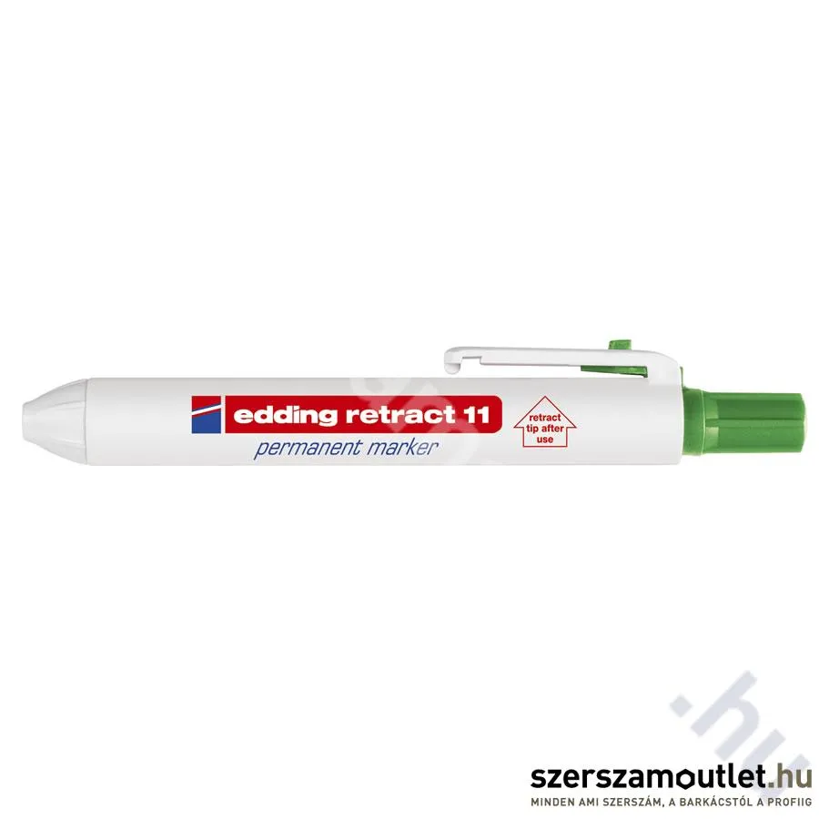 EDDING retract 11 permanent marker zöld D10