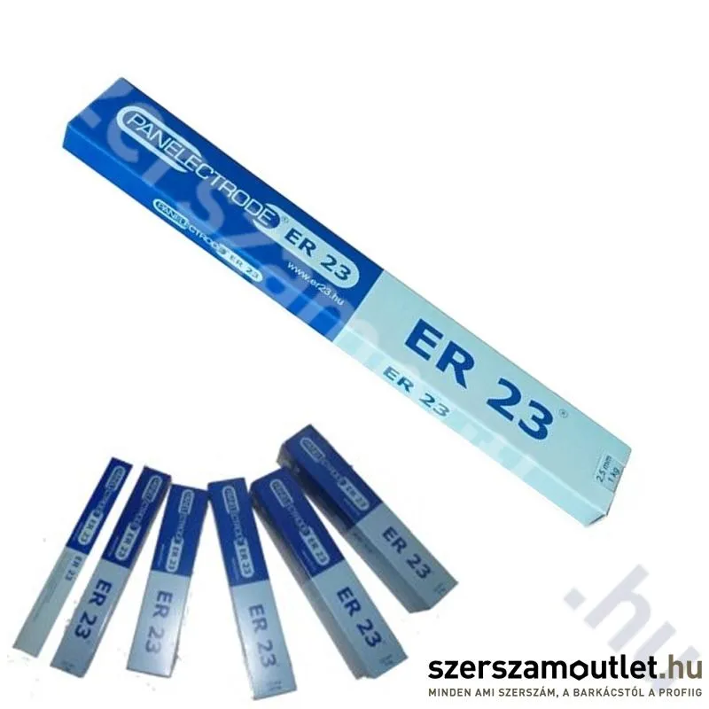 PANELECTRODE ER 23 Ötvözetlen rutilos hegesztő elektróda 1kg (2,5X350mm) (ER23251000)