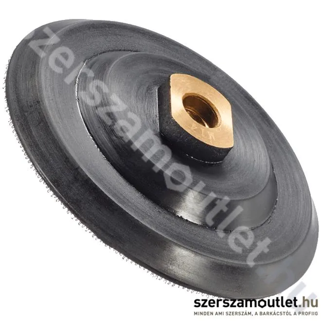 CARAT Gumitányér sarokcsiszolóhoz, tépőzáras 125mm (EGPHLD1250)