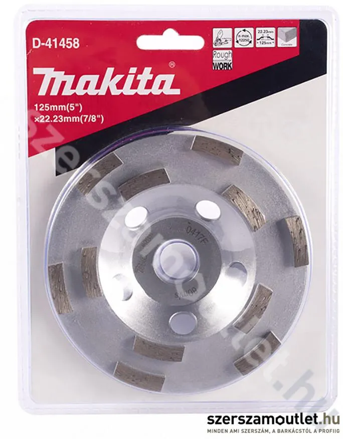 MAKITA gyémánt csiszolótárcsa 125mm (D-41458)