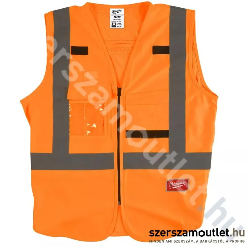 MILWAUKEE Láthatósági mellény, narancssárga (L/XL)
