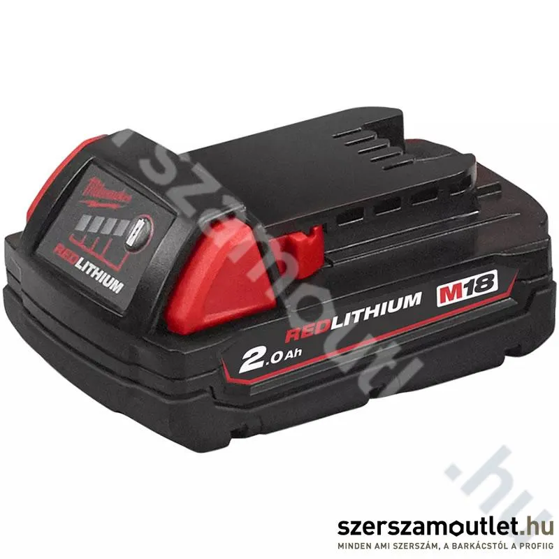 MILWAUKEE M18 B2 Akkumulátor 2,0Ah/18V Li-ion (4932430062)