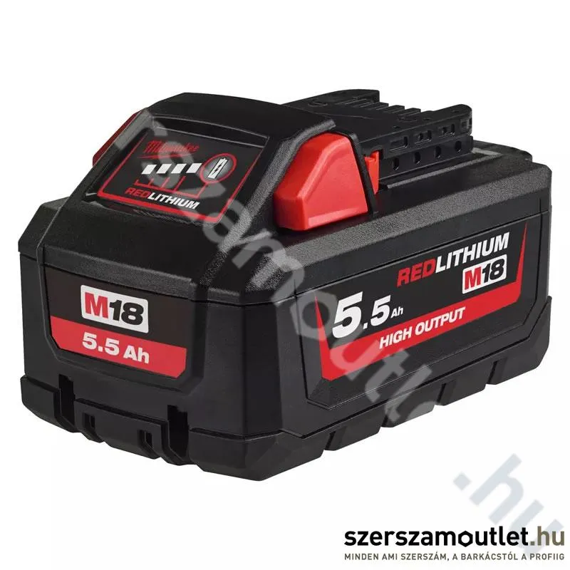 MILWAUKEE M18 HB5,5 Akkumulátor 5,5Ah/18V Li-ion (4932464712)