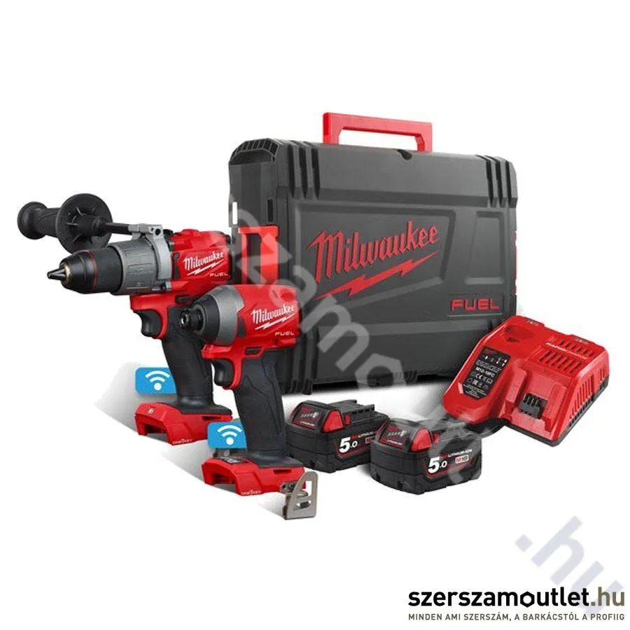 MILWAUKEE M18 ONEPP2A2-502X FUEL Akkus szénkefementes erőcsomag (2x5,0Ah/18V) (4933464529)