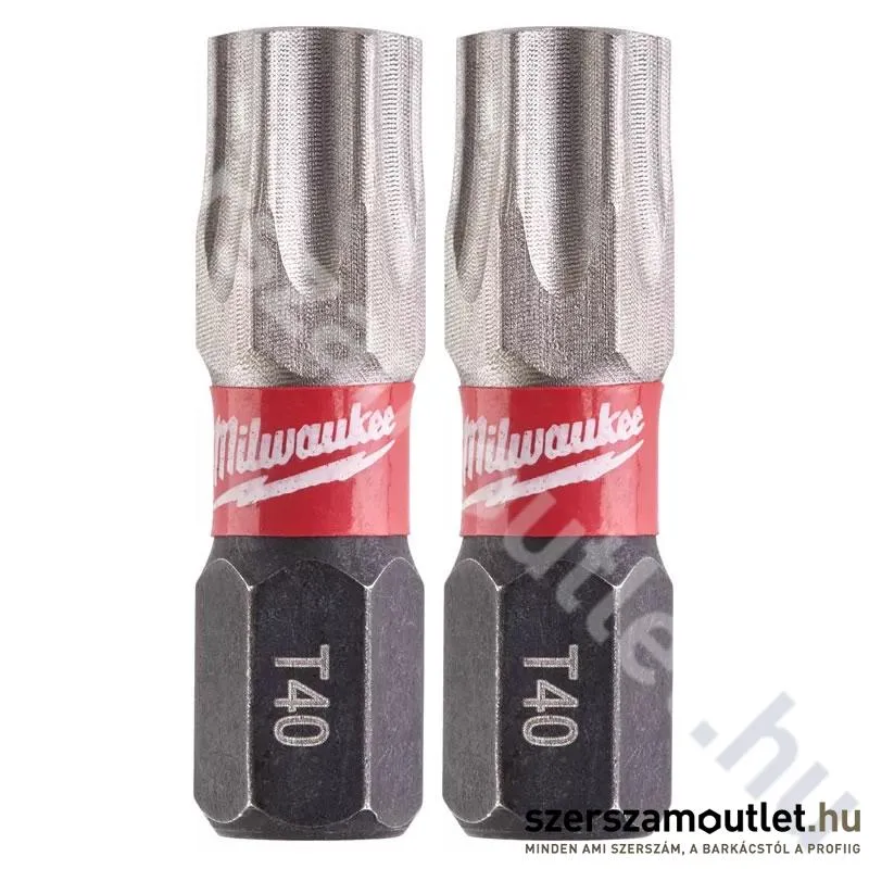 MILWAUKEE SHOCKWAVE IMPACT DUTY Bithegy, furatos TX BO40x25mm (2db)