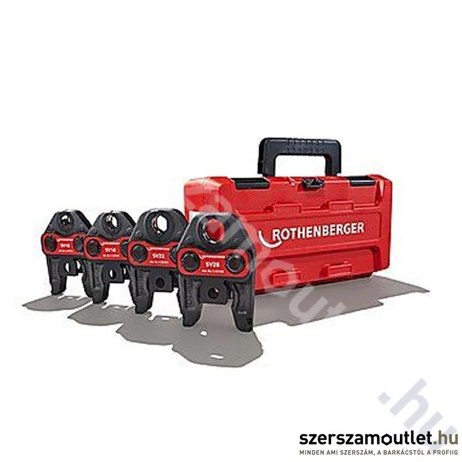 ROTHENBERGER Standard préspofa készlet M15-18-22-28+Rocase (acélhoz)