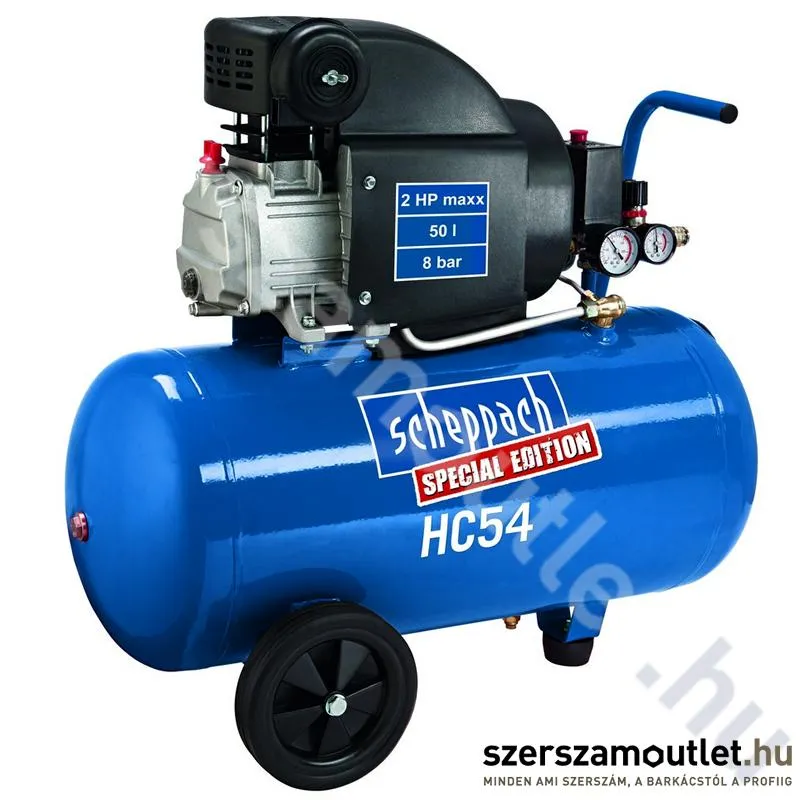 SCHEPPACH HC 54 Olajkenésű kompresszor (1500W/50l)