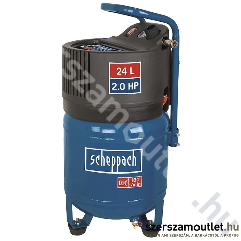 SCHEPPACH HC 24 V Olajmentes vertikális kompresszor (1500W/24l) (5906117901)