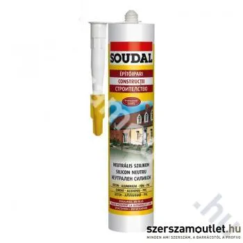 SOUDAL Neutrális szilikon fehér 280ml (103246)