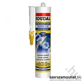 SOUDAL Szaniter szilikon transparens 280ml (103217) (153418)