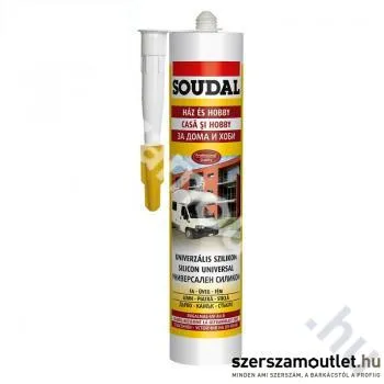 SOUDAL Univerzális szilikon fekete 280ml (103414)