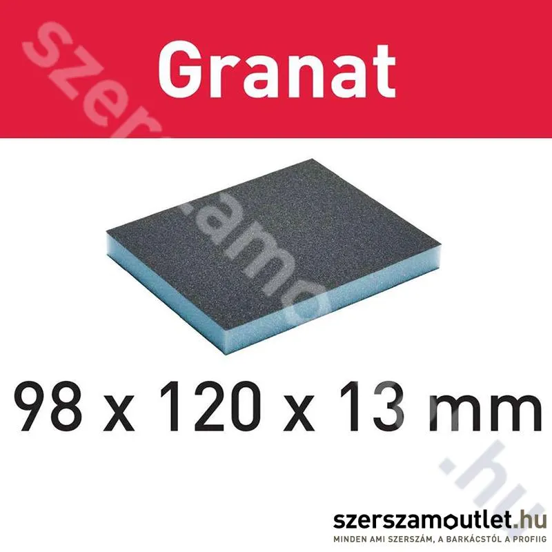 FESTOOL Csiszolószivacs 98x120x13 120 GR/6 (1db)