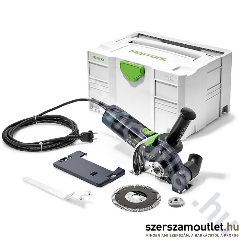 FESTOOL DSC-AG 125 FH-Plus gyémánt bontórendszer, horonymaró, 1 tárcsás (1400W/125mm)