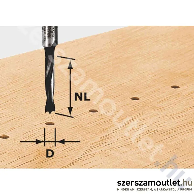 FESTOOL HW S8 D5/30 Z csapfúró 5mm, szár 8mm