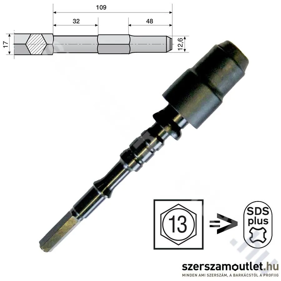 HIKOKI Átalakító adapter DH38SS modellhez SDS-Plus-ra (750246)