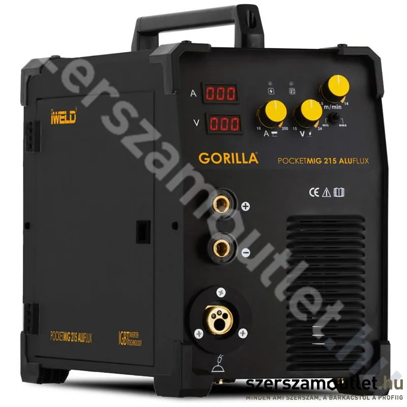 IWELD GORILLA POCKETMIG 215 XL Hegesztő inverter (30-170A)