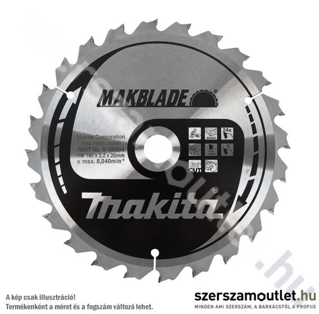 MAKITA MAKBLADE Körfűrésztárcsa gérvágóhoz 255x30 mm Z60 (B-09014)(B-32792)