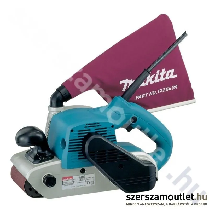 MAKITA 9403J Szalagcsiszoló MAKPAC kofferben (1200W/100x610mm)