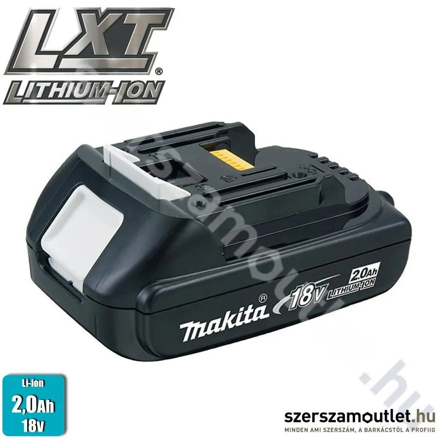 MAKITA akkumulátor BL1820 18V Li-ion 2,0Ah (eredeti) (632F01-2)