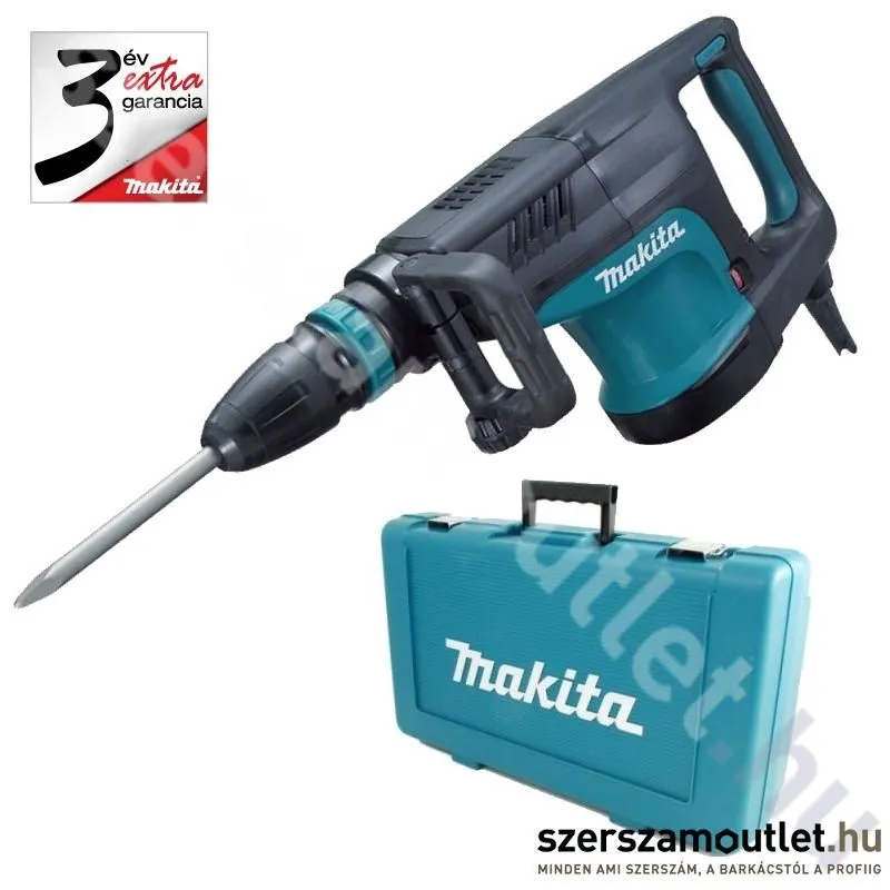 MAKITA HM1205C Vésőkalapács kofferben (1510W/19,1J)