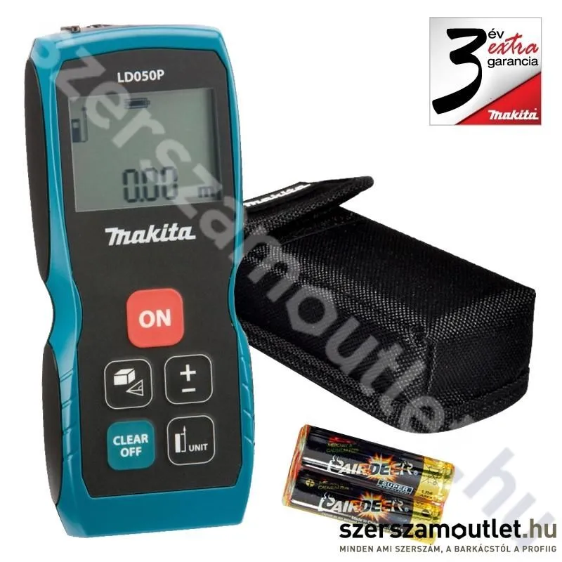 MAKITA LD050P Lézeres távolságmérő (50m)