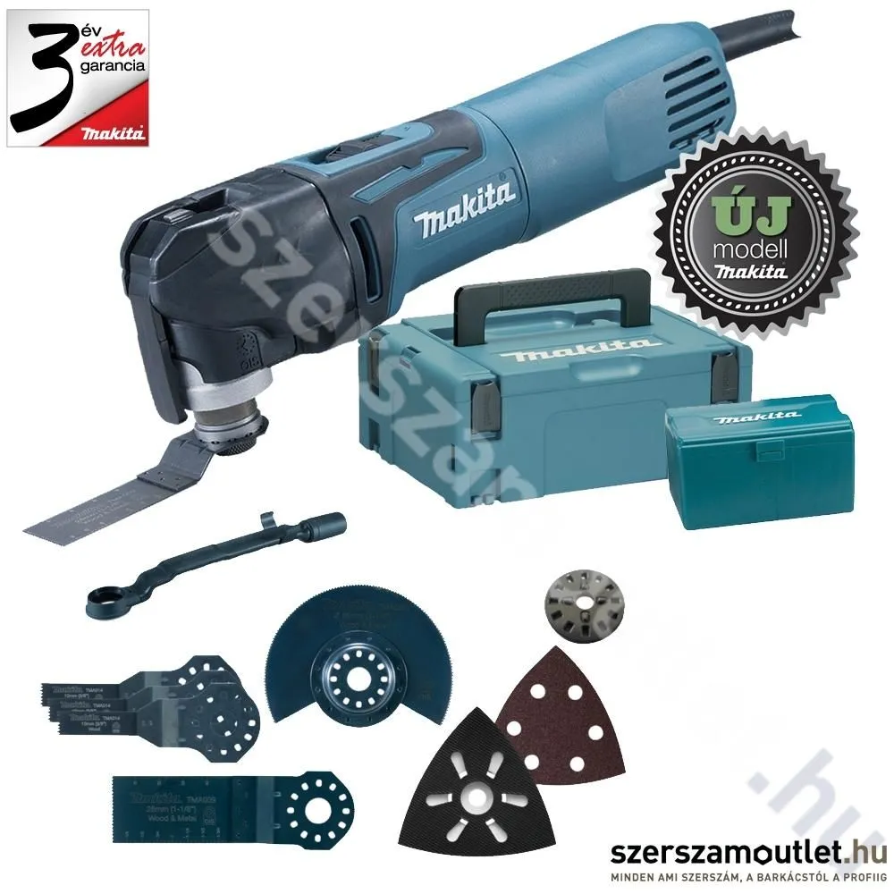 MAKITA TM3010CX5J Multigép MAKPAC kofferben 320W