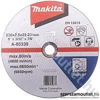 MAKITA Vágókorong 115x2,5mm sarokcsiszolóhoz (A-85307)