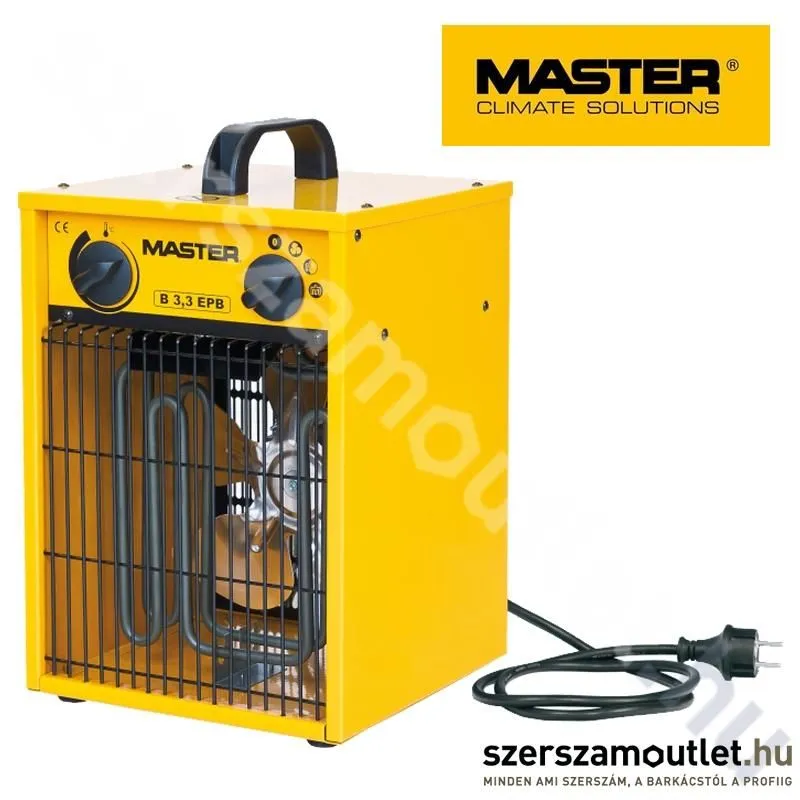 MASTER B3,3EPB Ipari Elektromos hőlégfúvó (230V/3,3kW)