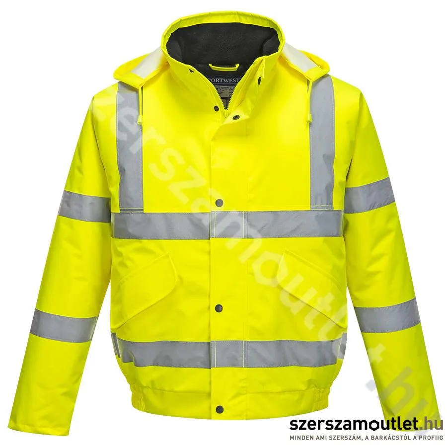 PORTWEST S463 Hi-Vis Jól láthatósági Bomber dzseki [Citrom] (S463YER)